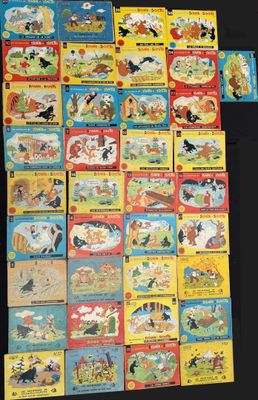a lot of children ' s books on the table