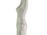 a statue of a woman holding a tray on her head