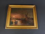 a picture of a painting hanging on the wall