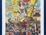Affiche illustrée « Red Sonja, le diable à l'épée »