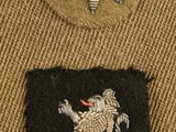an image of a close up of a uniform badge on a jacket