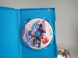 a wii game in a blue case on a table