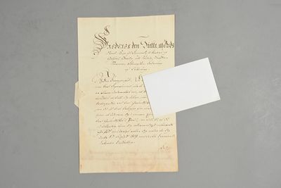 DANEMARK. FREDERIK VI (1768-1839), roi de Danemark.