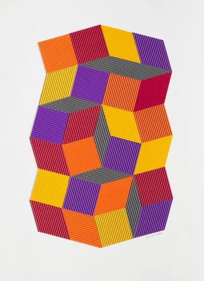 une image d'une œuvre d'art qui ressemble à des hexagones