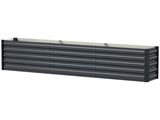 a close up of a black radiator on a white background