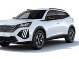 a white suv parked on a white surface with a white background