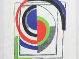 an image of a drawing of a square with a red, green, blue and black circle