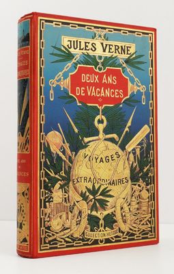 Jules Verne, « Deux ans de vacances », première édition, premier tirage, premier tirage, premier tirage, premier tirage, premier tirage, premier tirage