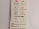 a box with instructions on how to use a toothbrush
