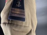 a close up of a uniform on a mannequin