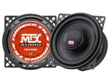 a pair of speakers on a white background