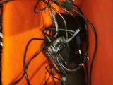 a bag with a bunch of electronics inside of it