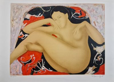 Alain BONNEFOIT (1937) Nu de face