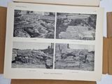 an old photo of a book with pictures of ruins in it