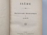 a book opened to show a picture of a man