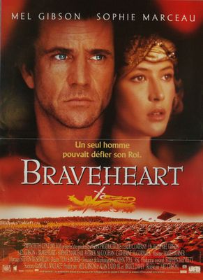 braveheart - 27 x 40 movie poster - french style a