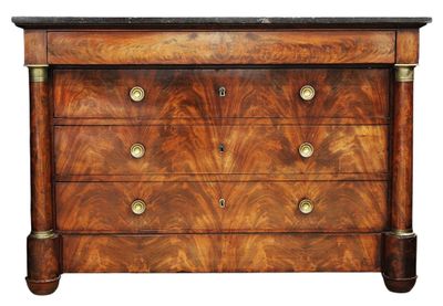 une image d'une commode avec un plateau en marbre