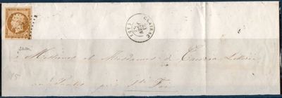 a close up of a piece of paper with a stamp on it