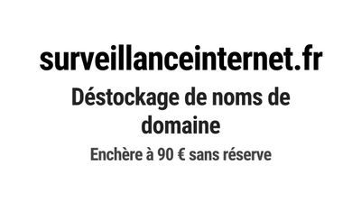 Nom de domaine surveillanceinternet.