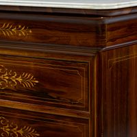 Commode droite en palissandre et placage de palissandre (écl… (photo 4)
