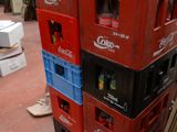 several boxes stacked on top of each other in a warehouse