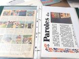 an open book that has a bunch of pages inside of it