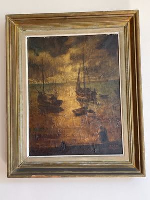 une photo d'un tableau accroché au mur