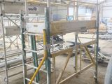 a picture of a construction site with scaffolding and scaffolding