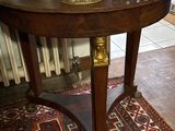 a small table with a lot of items on it