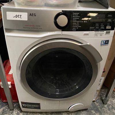 an image of a washing machine in a store
