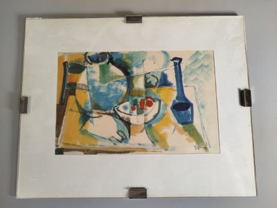 a picture of a picture of a painting hanging on a wall