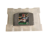 a nintendo game in a plastic case on a white surface