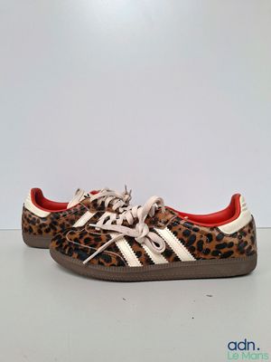 adidas superstar animal print sneakers