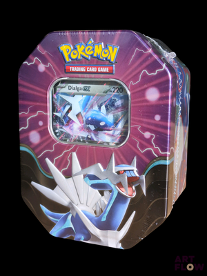 une boîte avec l'image d'une figurine de Pokémon à l'intérieur