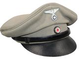an image of a military hat with a badge on it