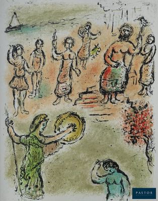 une image représentant un dessin d'un groupe de personnes jouant au frisbee