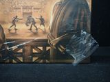 a picture of a painting of a man holding a sword