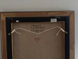 a picture of a framed picture of a german army officer