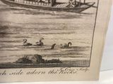 a picture of a boat with people on it in the water