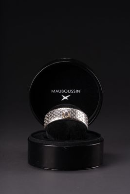 MAUBOUSSIN Bracelet rigide modèle "Salomé" en argent 925‰ à … - Photo 1