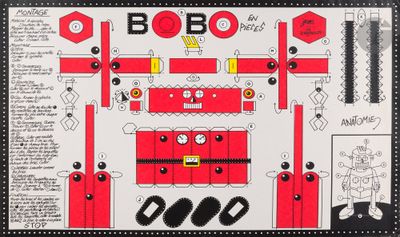 an image of a paper model of a fire engine