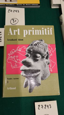 ADAM Léonhard: Art primitive. Mondes Anciens 3. Arthaud, 1959, in...