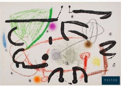 une photo d'un dessin d'enfant réalisé aux crayons de couleur
