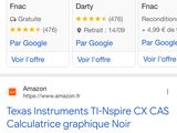 screenshot of a google search for cell phones and other items