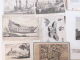 many different types of drawings on the table