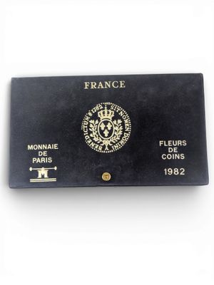 COFFRET de la MONNAIE DE PARIS, série de pièces françaises fleurs de c - Photo 1
