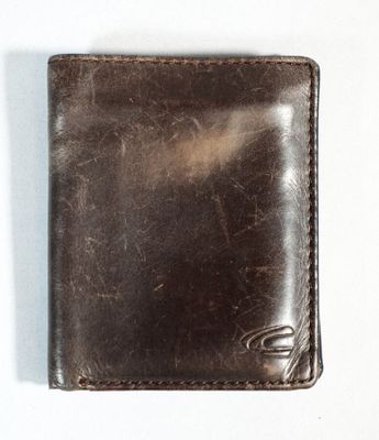 CAMEL ACTIVE Portefeuille en cuir marron