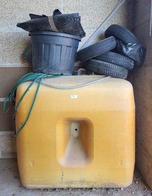 Cuve à fioul percée