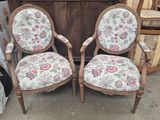 two chairs with floral upholstered upholstered upholstered upholstered upholstered upholstered upholstered upholstered