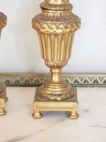 PAIRE DE CASSOLLETTES formant bougeoir en bronze ciselé et d… (photo 4)